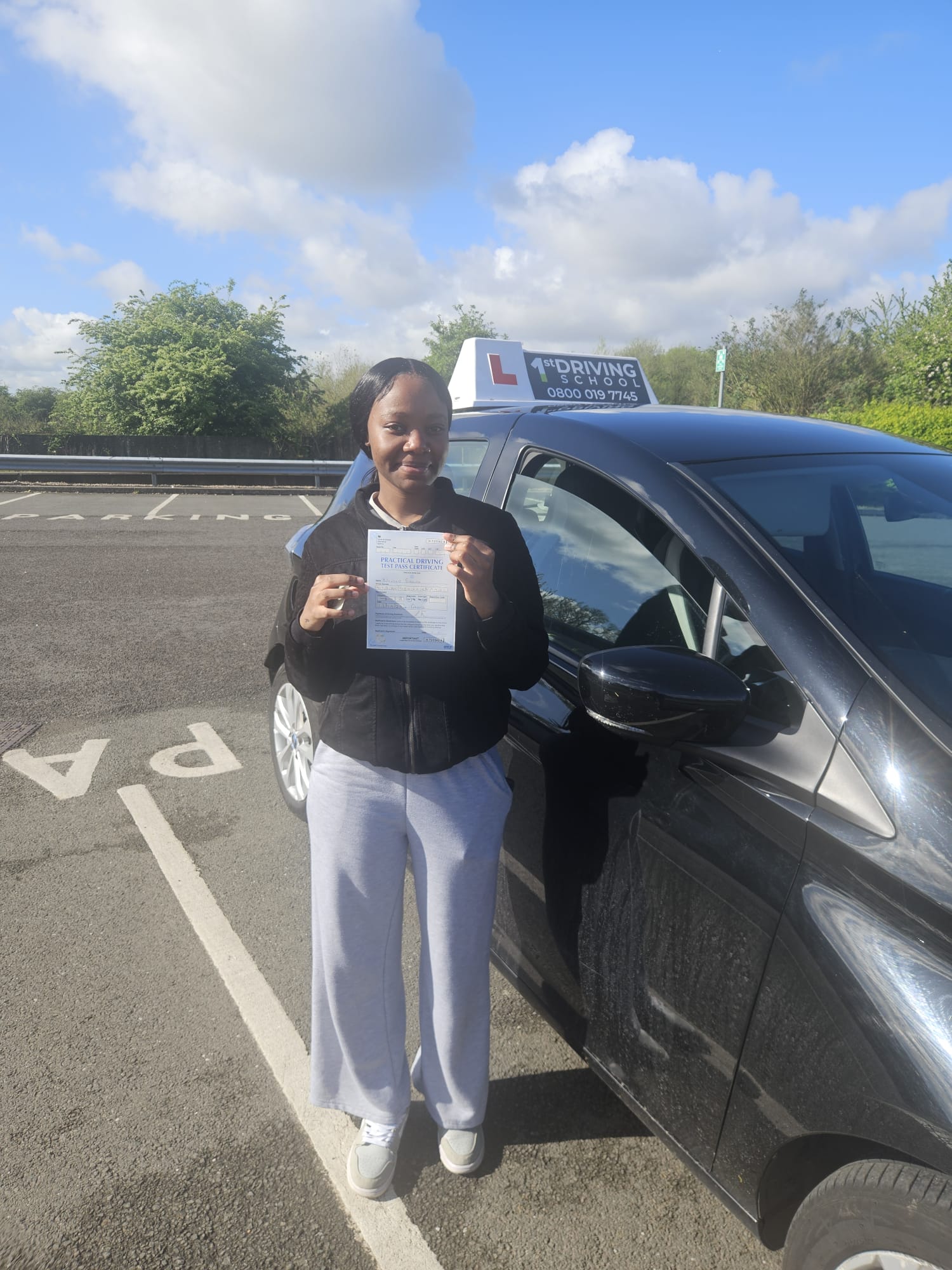 Auto Drivers pupil passing their driving test