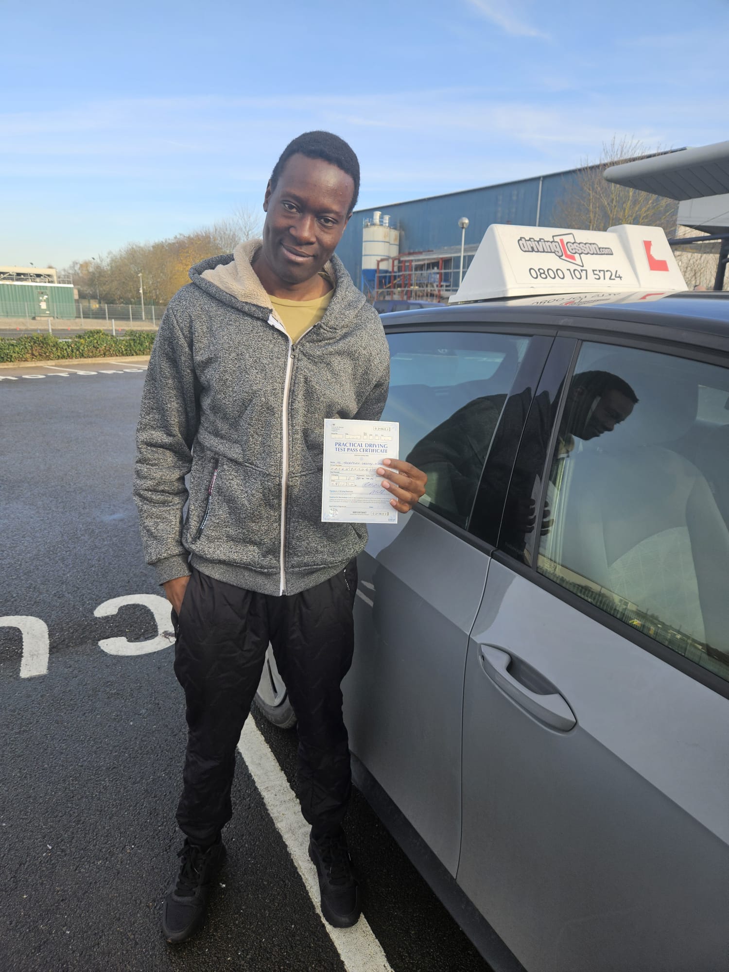 Auto Drivers pupil passing their driving test