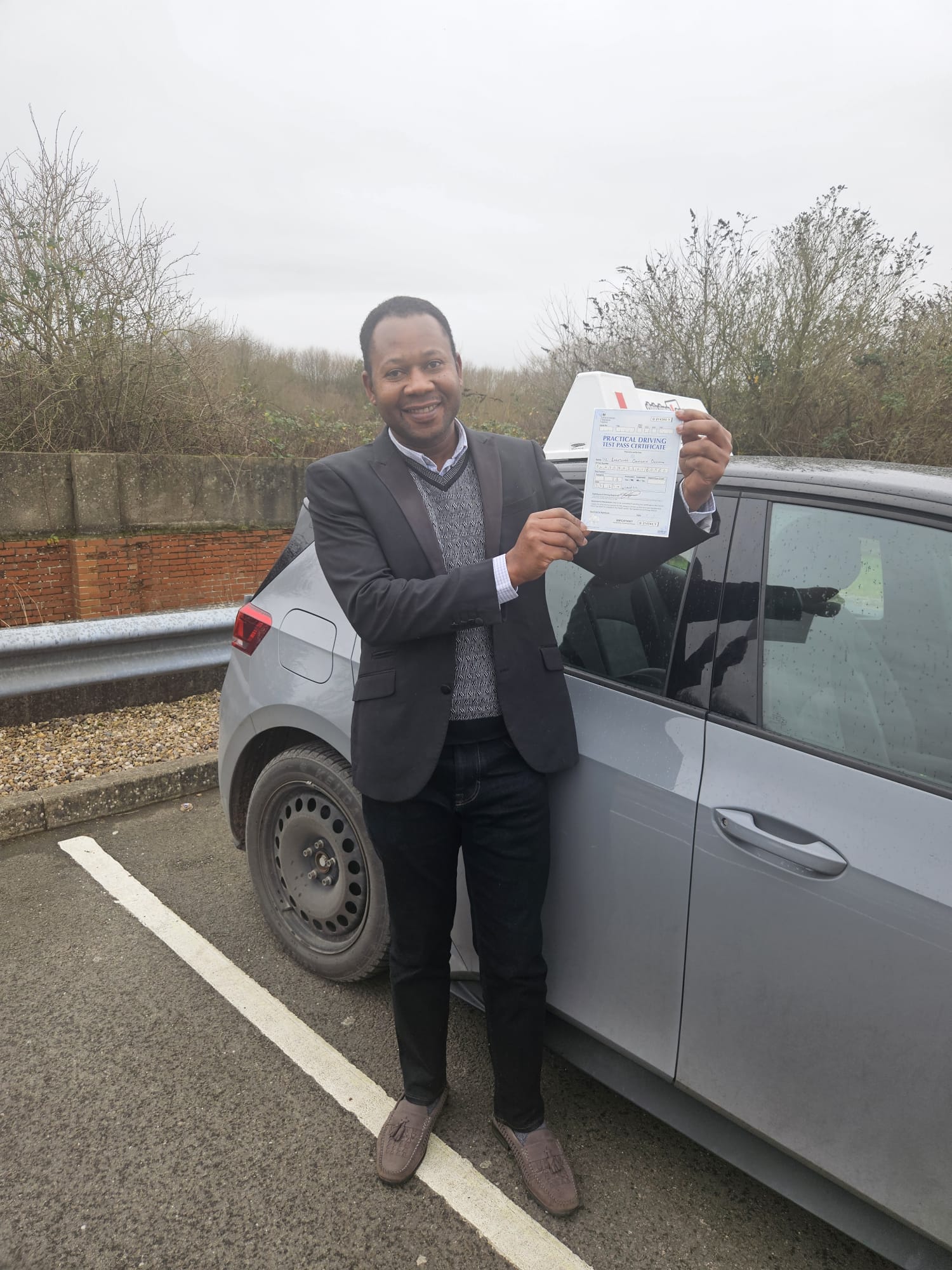 Auto Drivers pupil passing their driving test