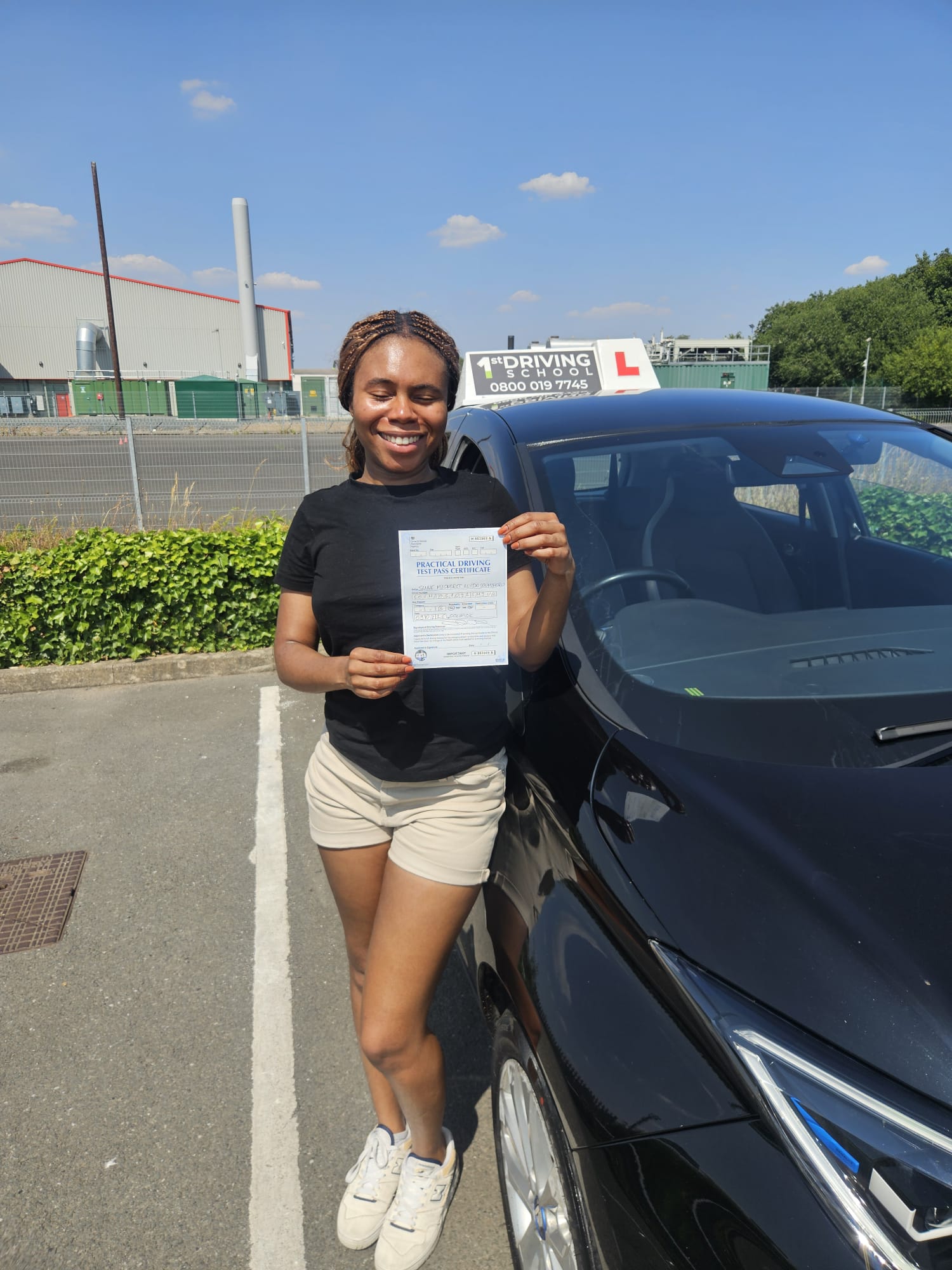 Auto Drivers pupil passing their driving test