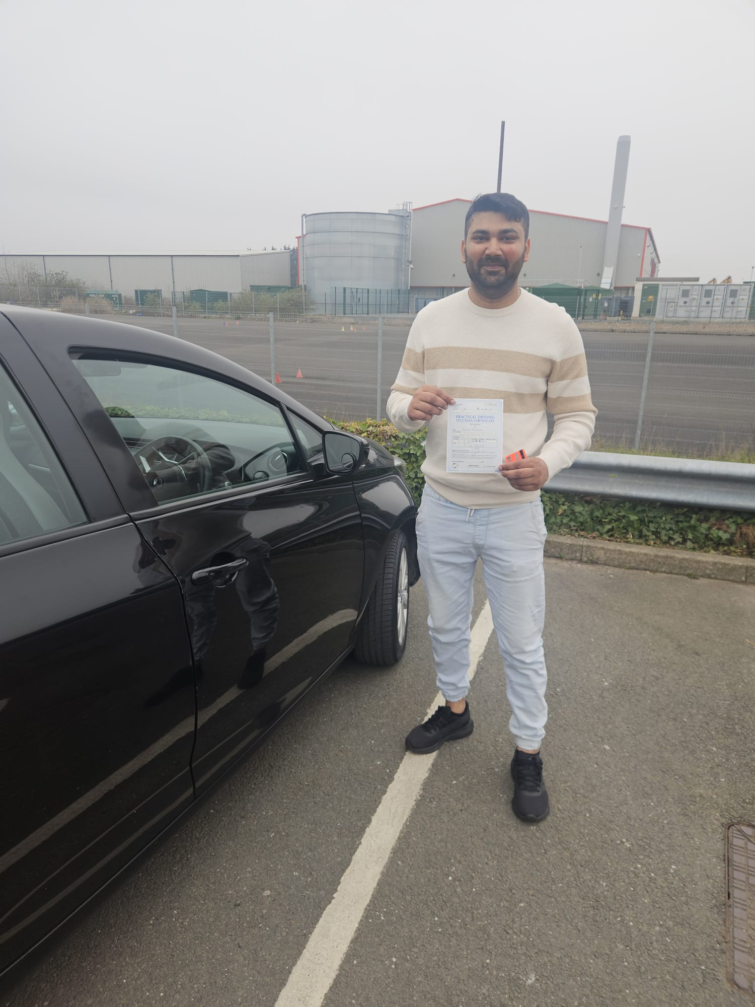 Auto Drivers pupil passing their driving test