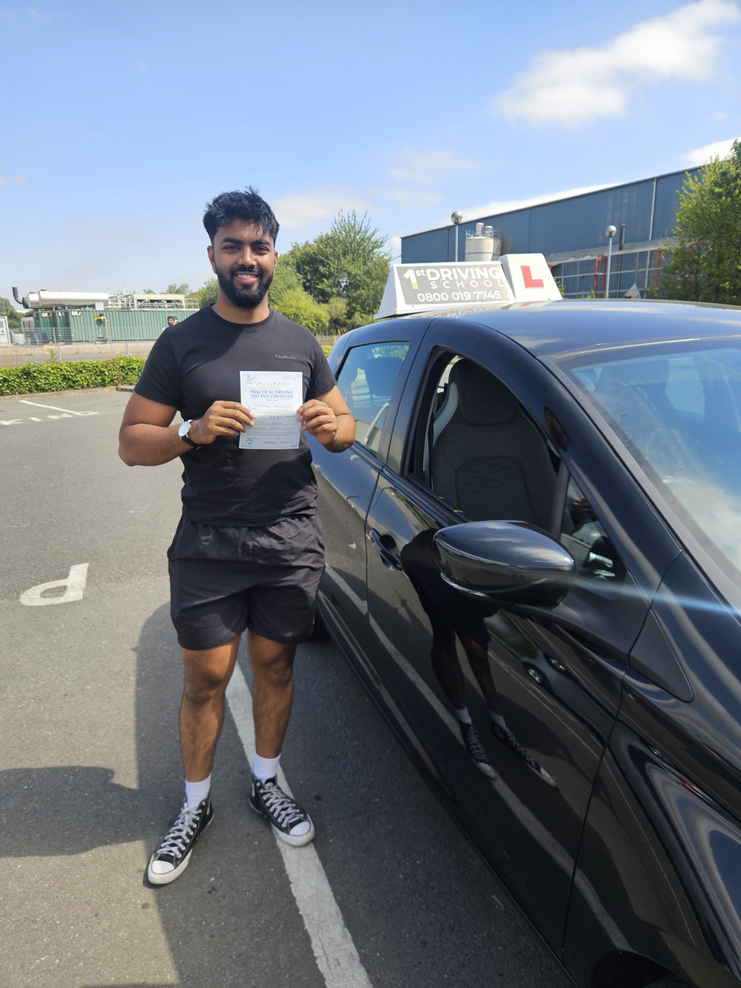 Auto Drivers pupil passing their driving test