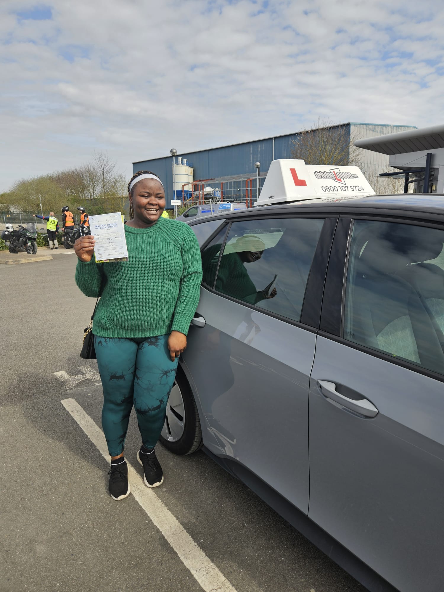 Auto Drivers pupil passing their driving test