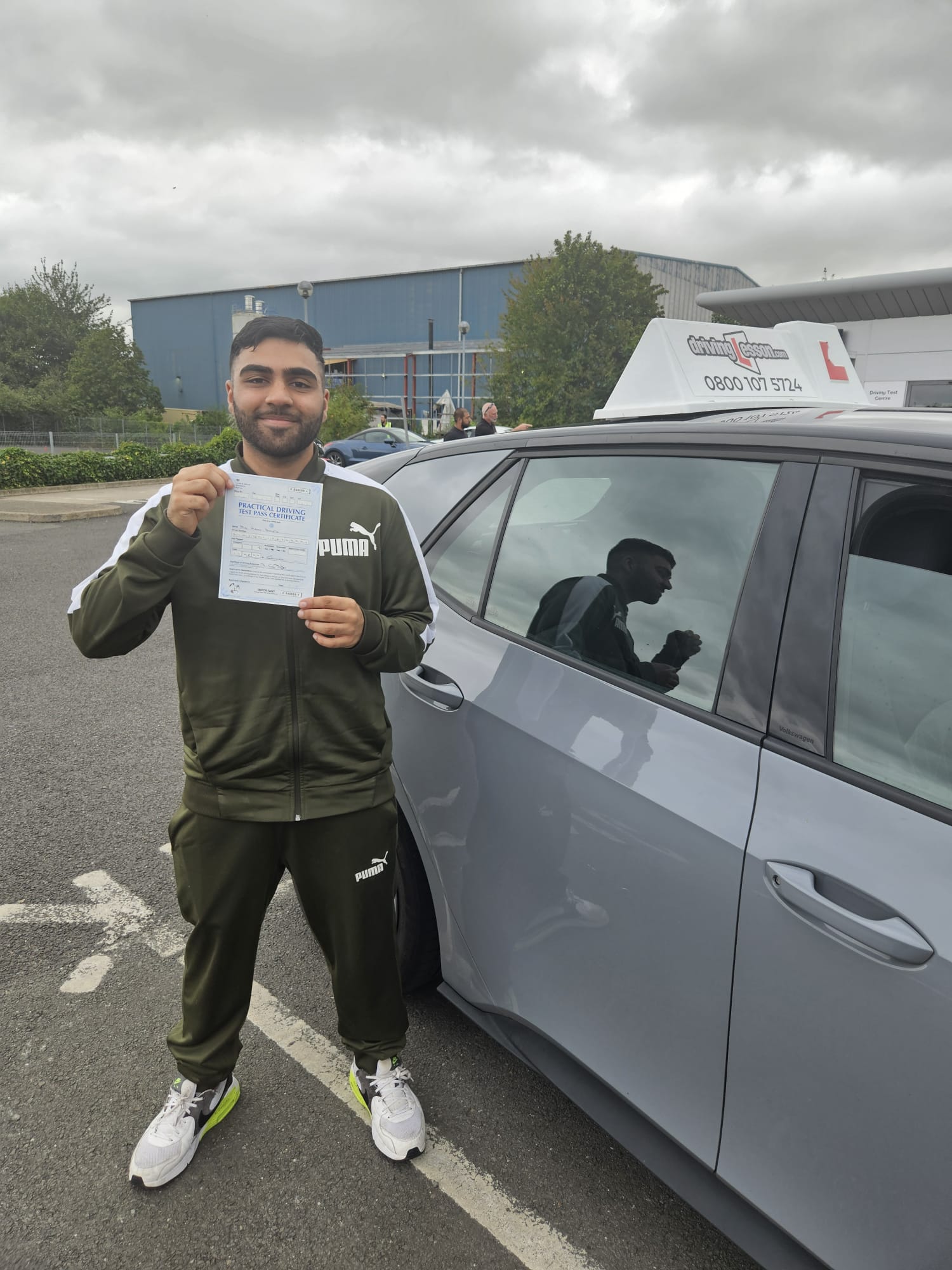 Auto Drivers pupil passing their driving test